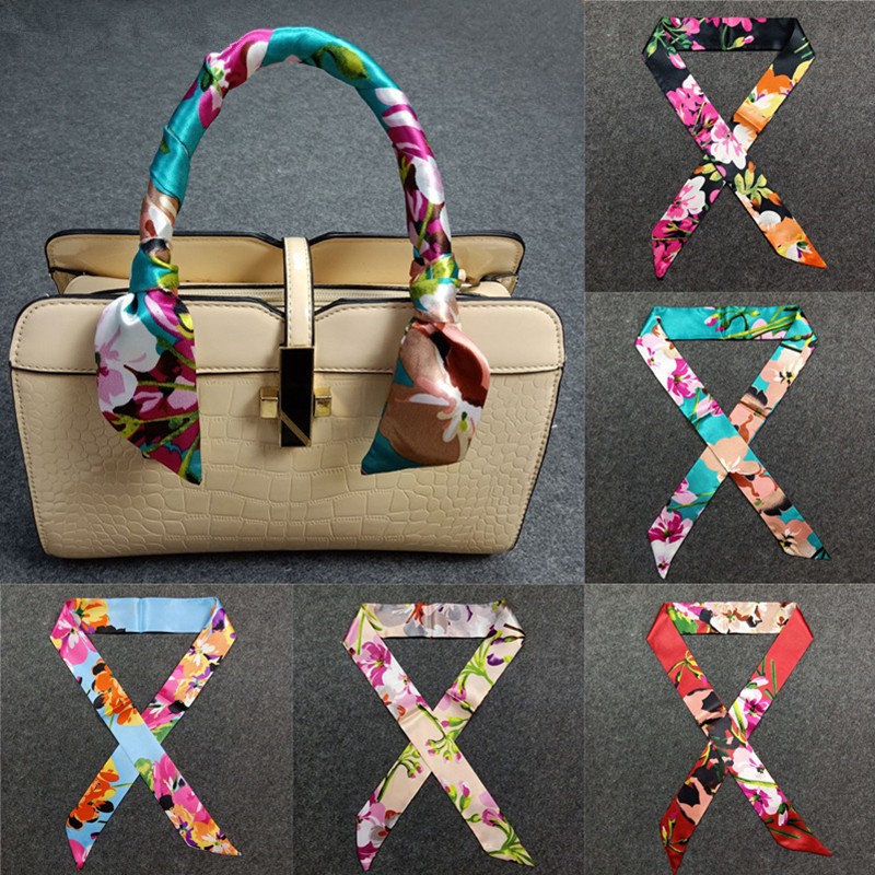 Women Accessories Brands - 47 Colors Brand Bandana Small Silk