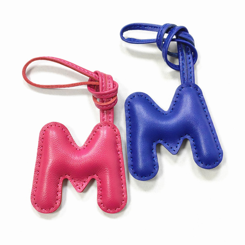 Women Accessories Name In English - Sheepskin Leather English Letter M Name