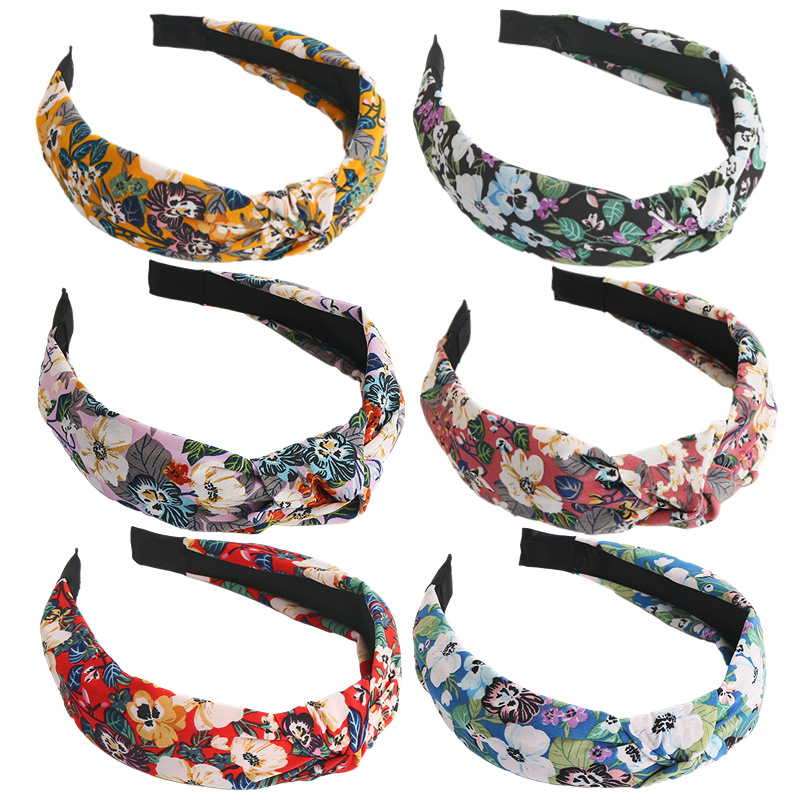 Women'S Accessories Go Outdoors - 2024 New Print Headband French Vintage