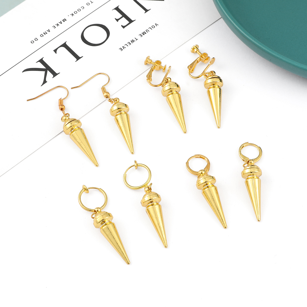 Women Accessories Trending - Fashion Anime Golden Color Awl Minimalist