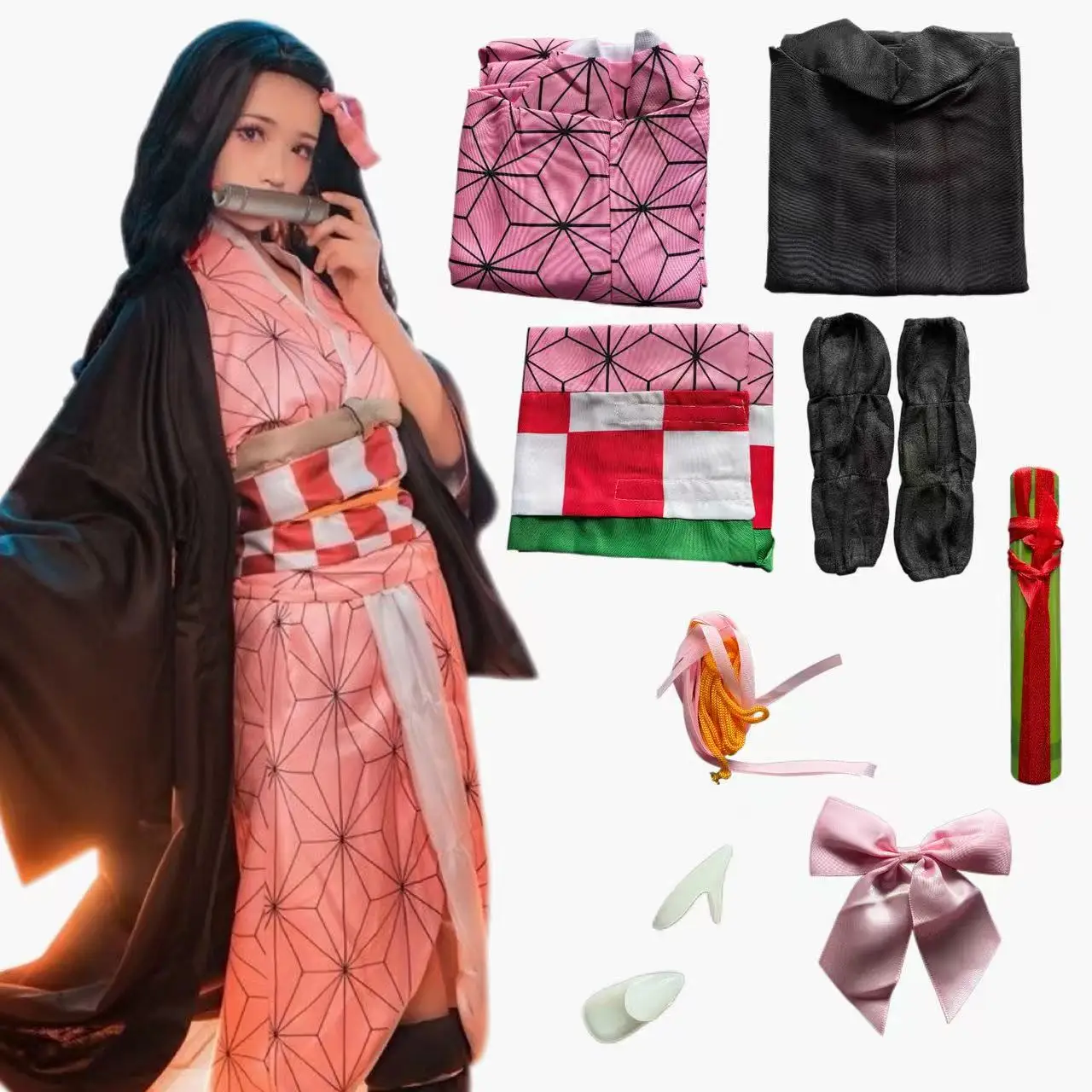 Anime  Kamado Nezuko Cosplay C - Women'S Vacation Accessories review and price