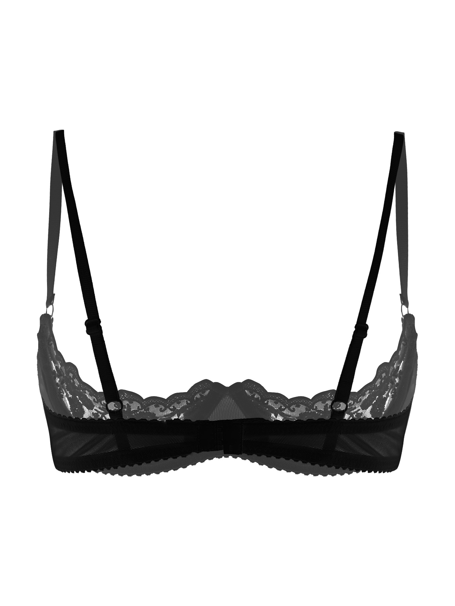 Women Sexy Open Cups Bra Sheer - Accessories Woman review and price