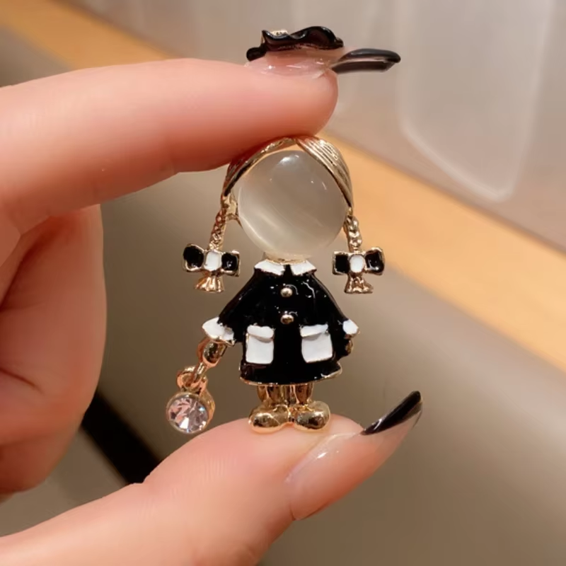 Exquisite Cute Little Girl Bla - Women Jewelry Accessories For Black Dress review and price