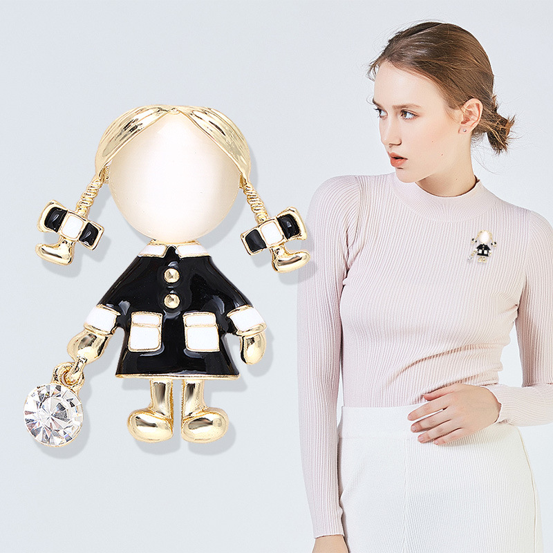 Exquisite Cute Little Girl Bla - Women Jewelry Accessories For Black Dress review and price