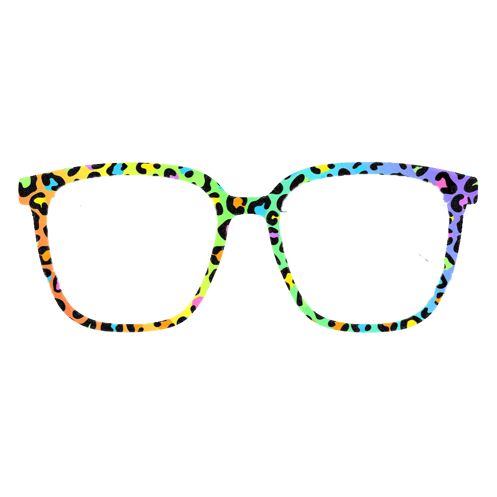 Trendy Rainbow Leopard Print S - Women Accessories Trending review and price