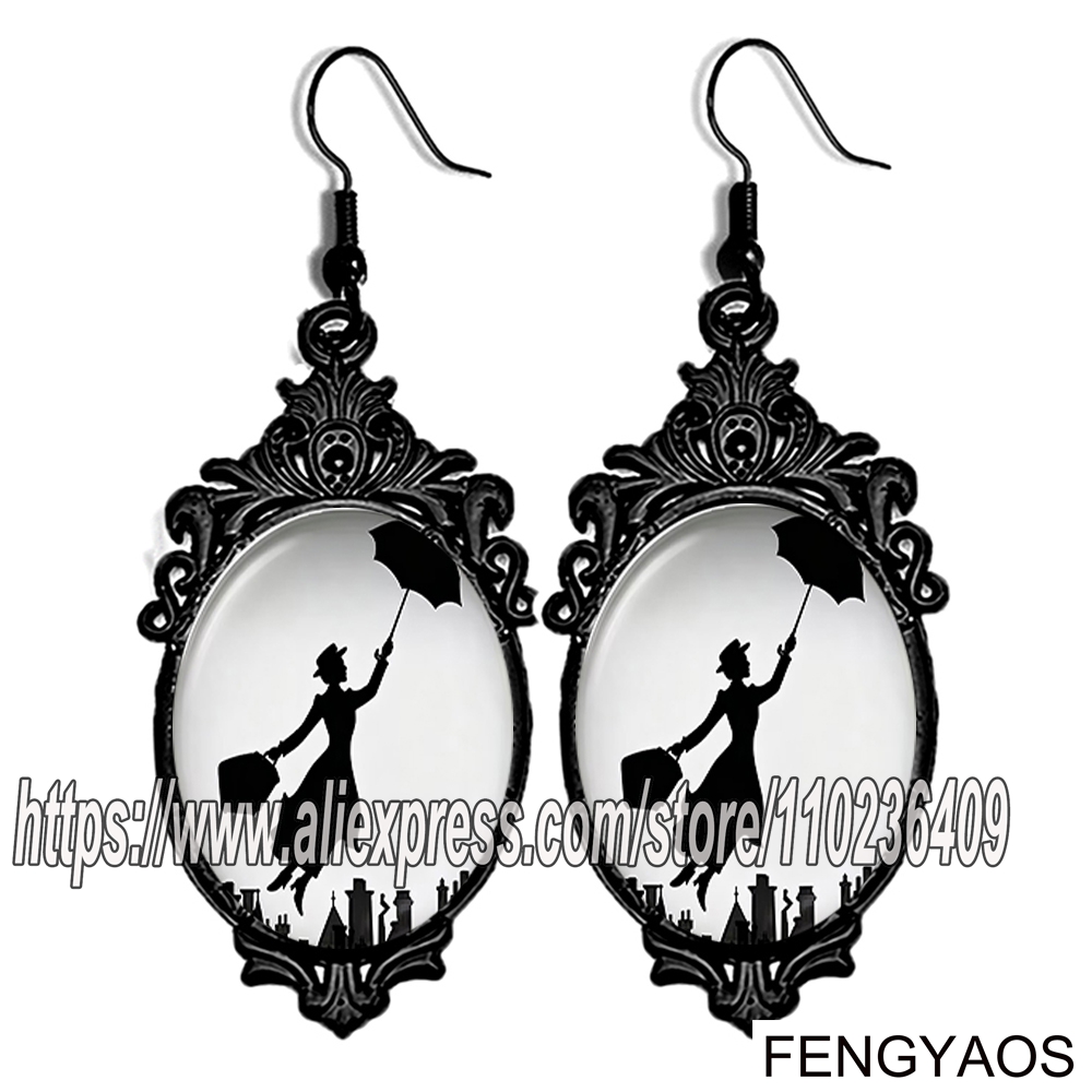 New Black Mary Poppins Dangle  - Women Jewelry Accessories For Black Dress review and price