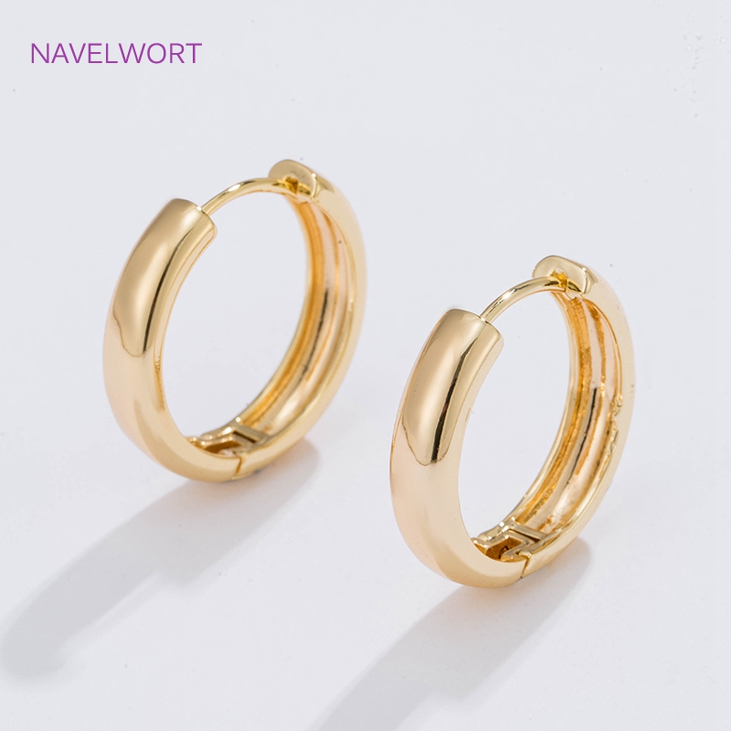 6 Sizes Gold Plated Circle Hoo - Women Accessories Earrings review and price