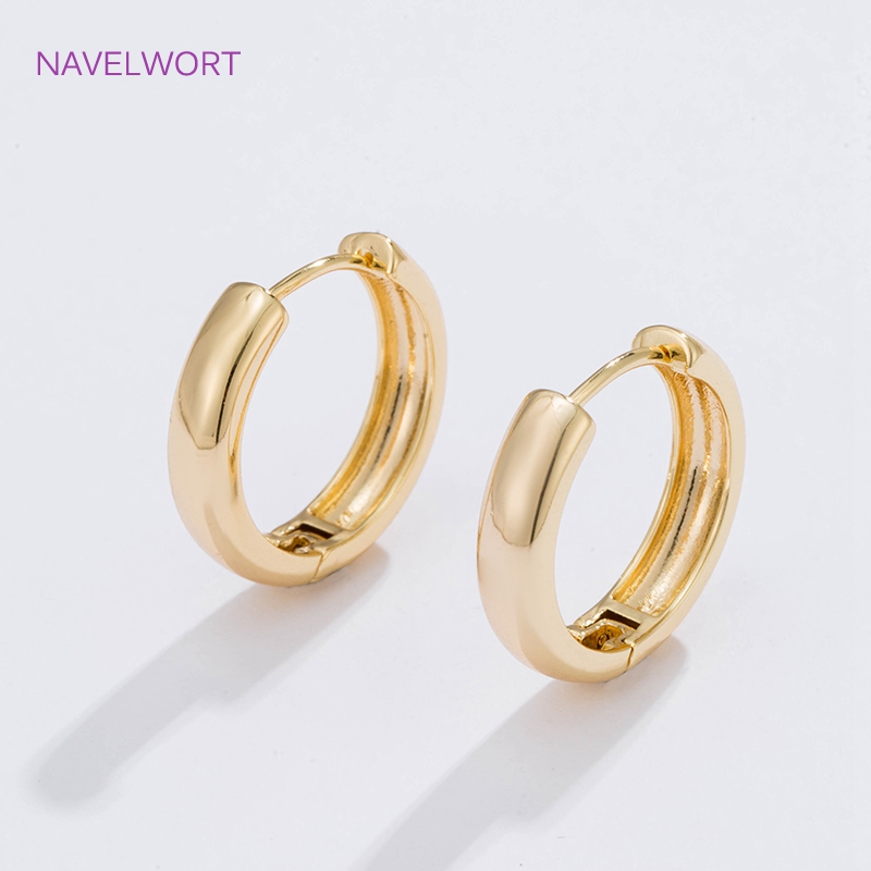 6 Sizes Gold Plated Circle Hoo - Women Accessories Earrings review and price