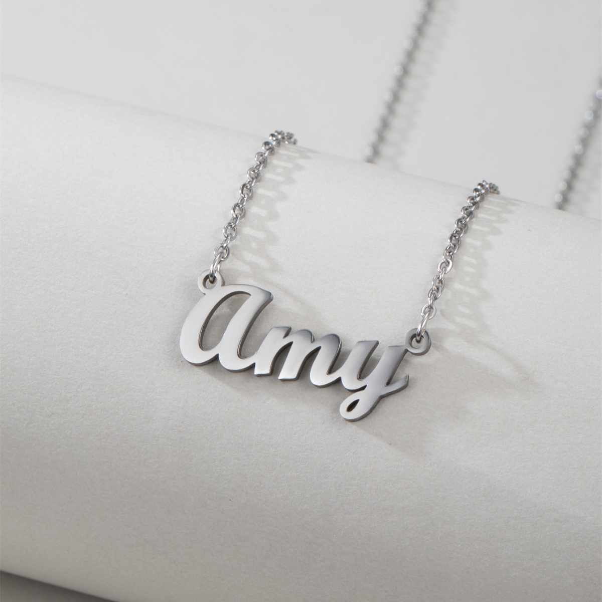 1 Steel English Name Necklace, - Women Accessories Name In English review and price