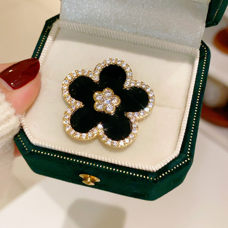 Black Flower Brooches For Wome - Women Jewelry Accessories For Black Dress review and price