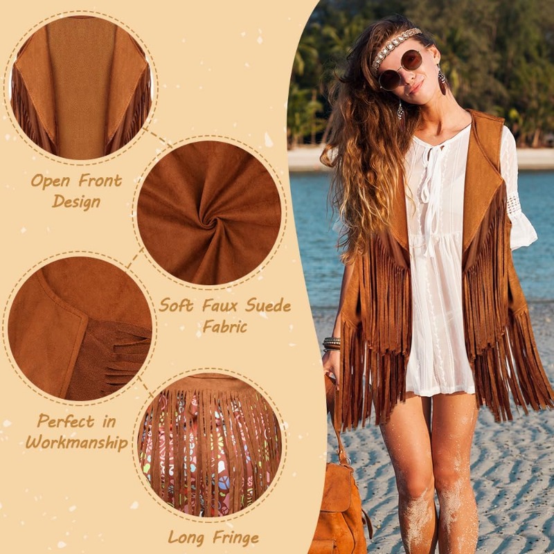 5 Pcs Hippie Costume Accessori - Women Accessories Earrings review and price