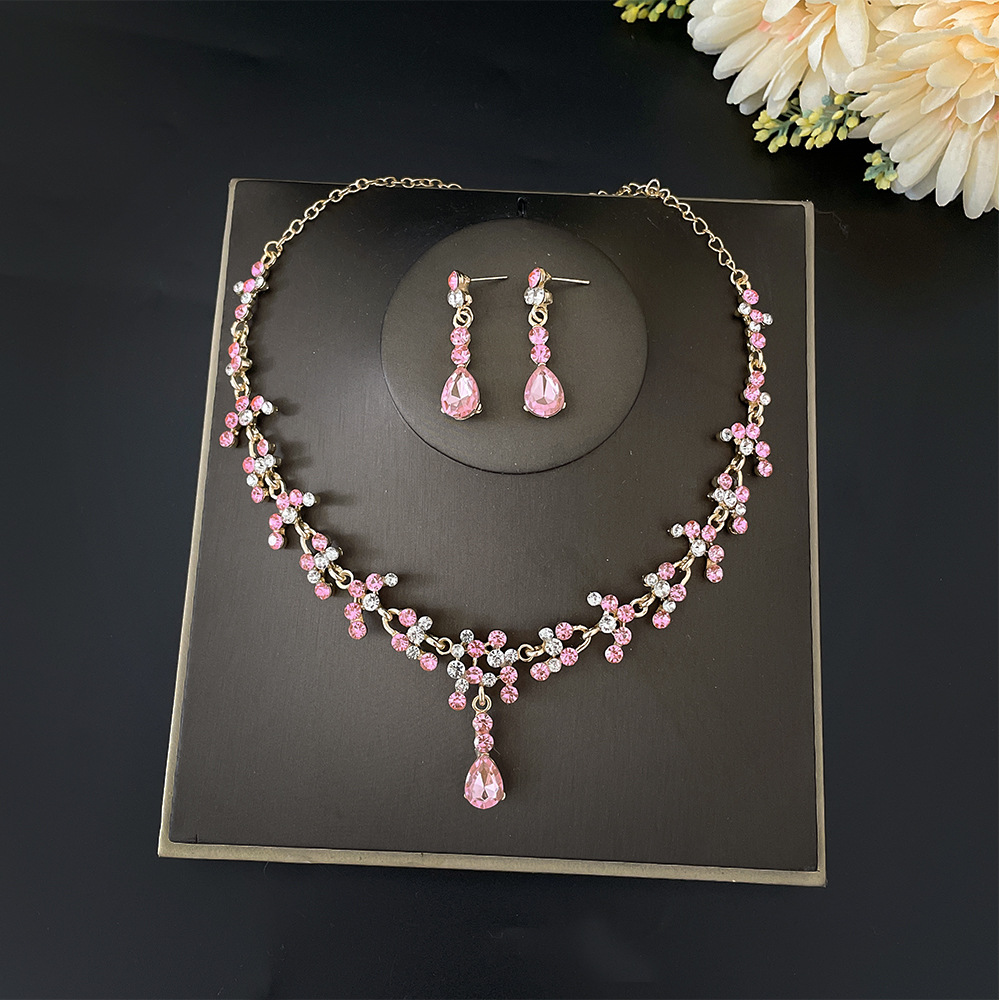 Baroque Pink Purple Crystal Br - Women Jewelry Accessories For Black Dress review and price