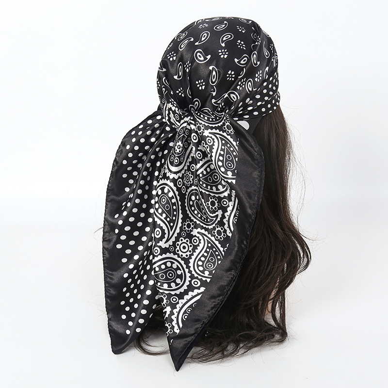 Handkerchiefs Hair Silk Scarf  - Women Accessories Brands review and price