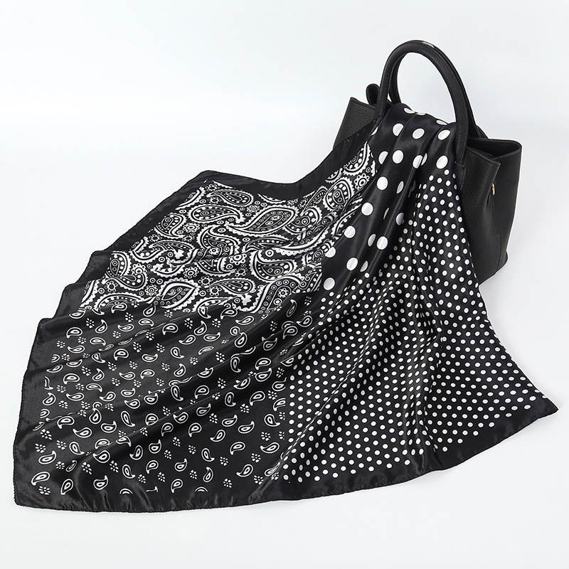 Handkerchiefs Hair Silk Scarf  - Women Accessories Brands review and price