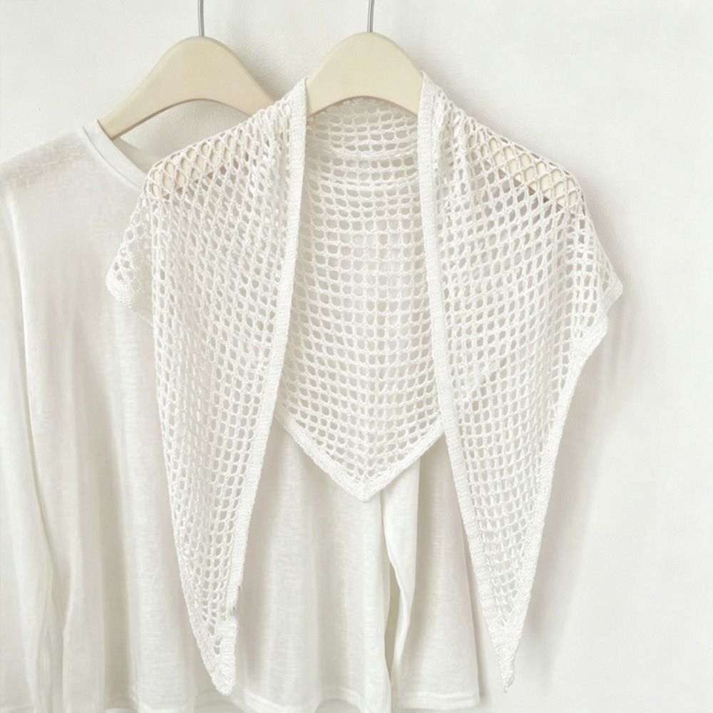 Solid Color Triangular Shawl Y - Women'S Korean Accessories review and price