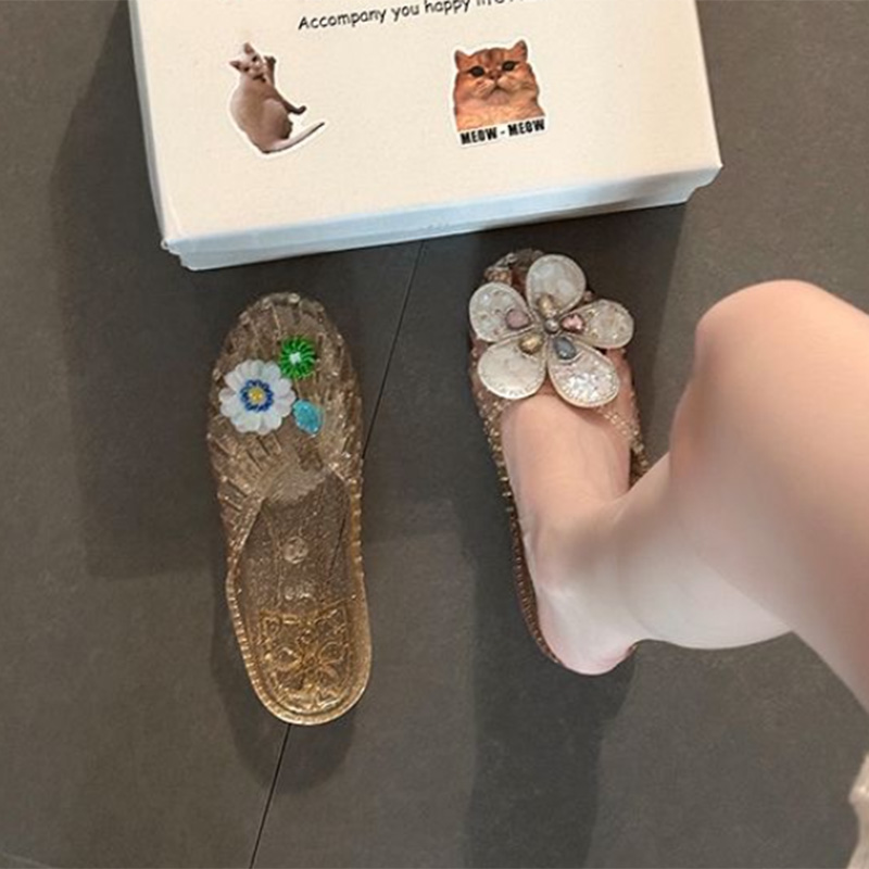 Korean Crystal Flower Jelly Sh - Women'S Korean Accessories review and price
