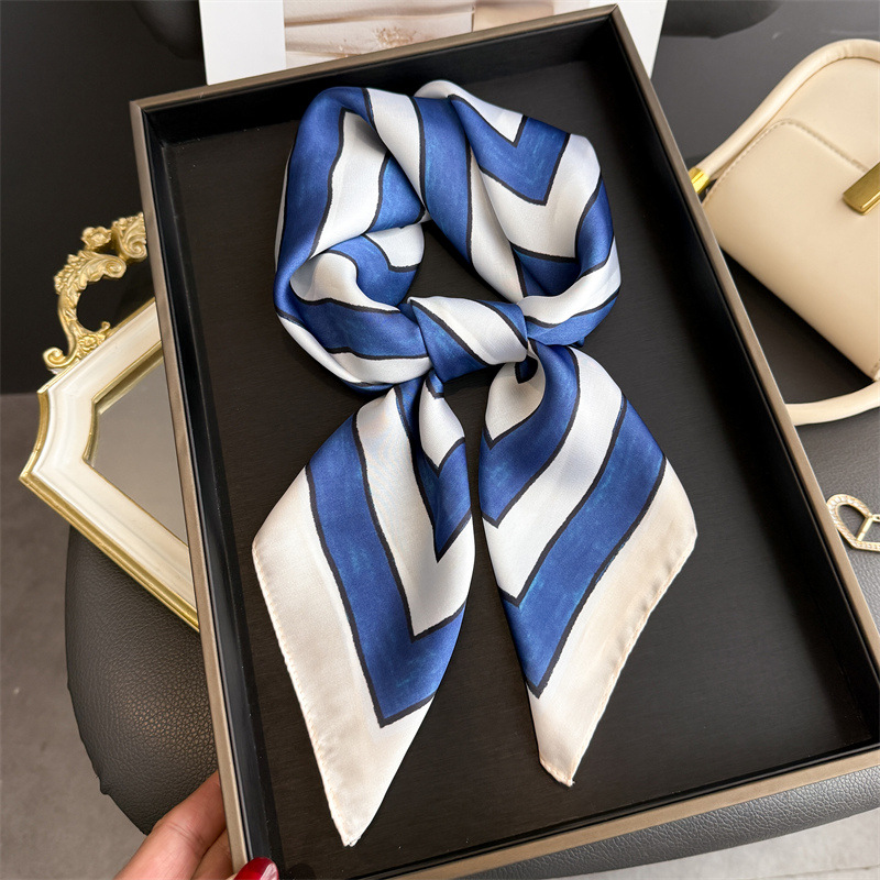 Satin Silk Geometric Stripe Pr - Women'S Vacation Accessories review and price