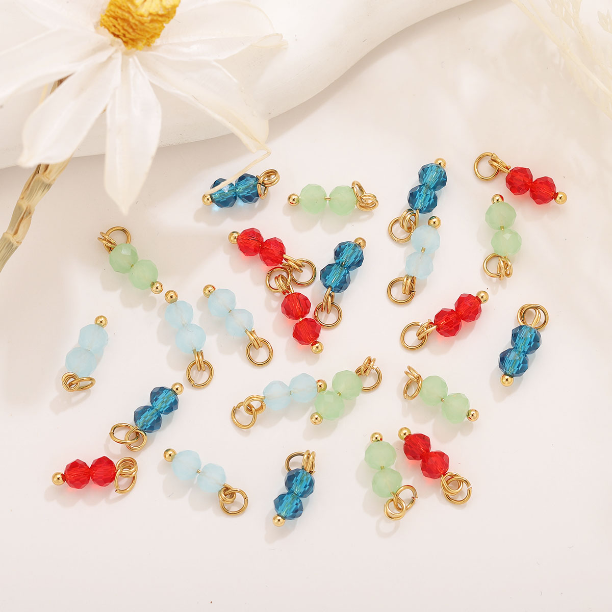10pcs Colored Crystal Double B - Women Accessories Bracelet review and price