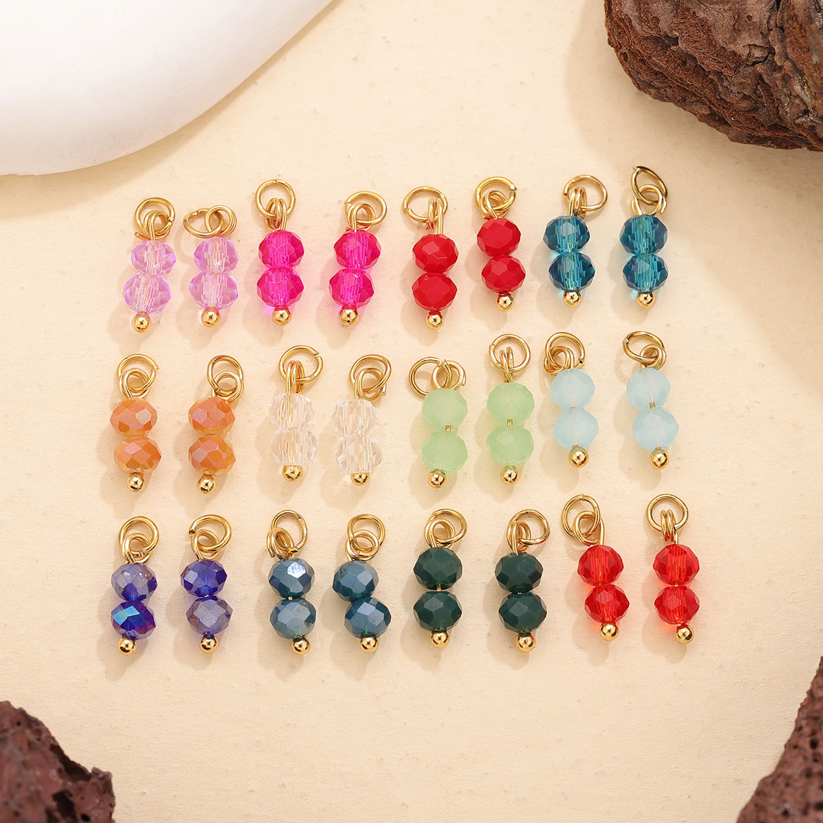 10pcs Colored Crystal Double B - Women Accessories Bracelet review and price