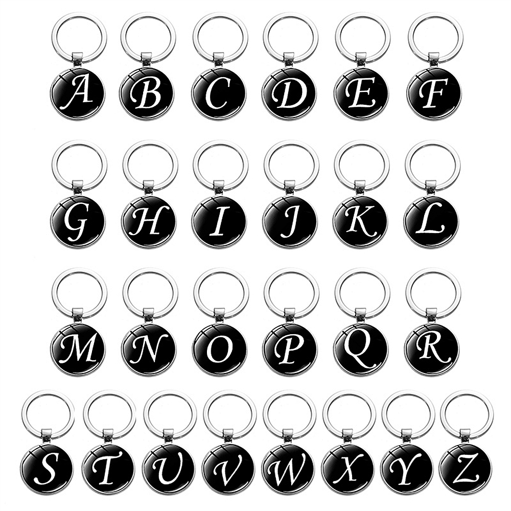 A-Z Initial Name Keychain For  - Women Accessories Name In English review and price