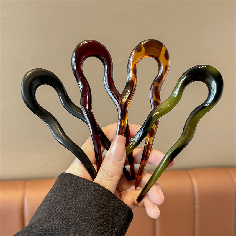 U-Shaped Hair Fork Fashion Tor - Women Accessories Trending review and price