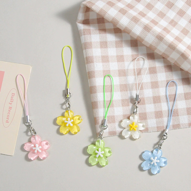 Colorful Resin Flower Phone Ch - Women'S Korean Accessories review and price