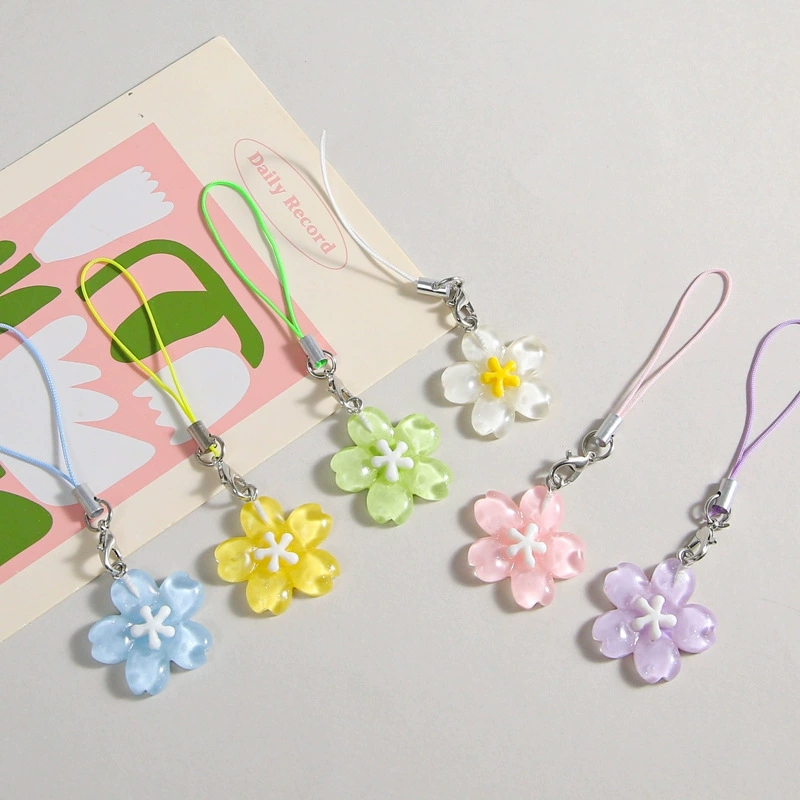 Colorful Resin Flower Phone Ch - Women'S Korean Accessories review and price