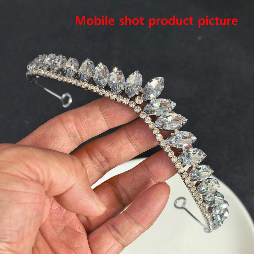 Minimalist Crystal Wedding Hai - Women Accessories For Wedding review and price