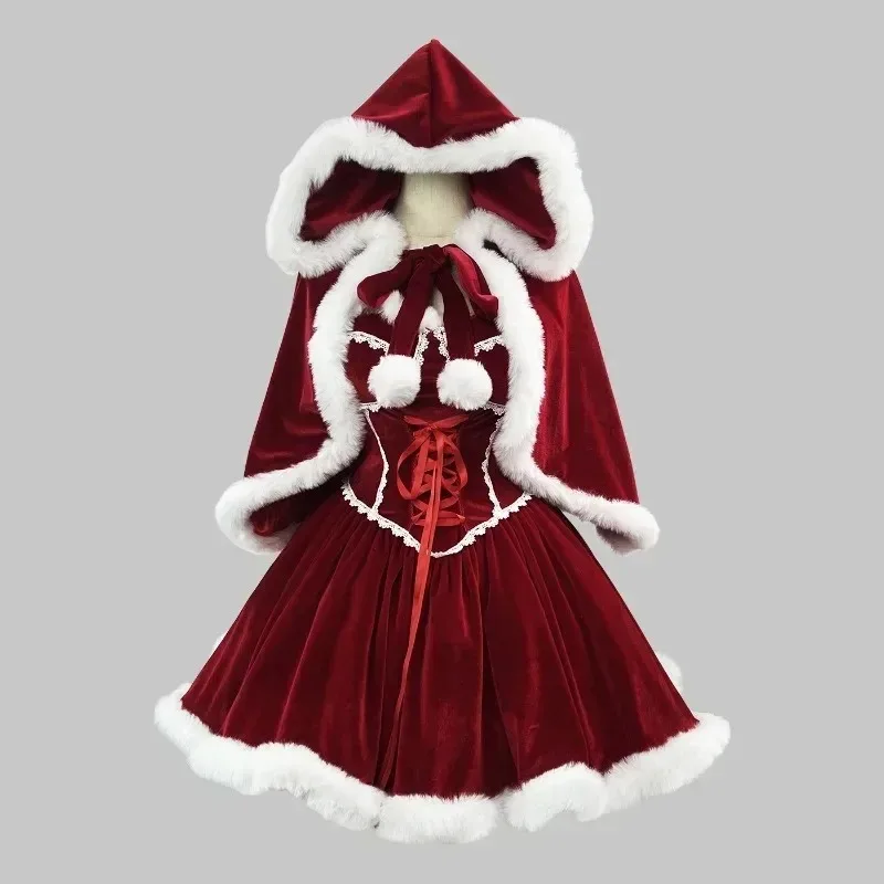 New Year Red Dress Cloak Cospl - Women'S Vacation Accessories review and price