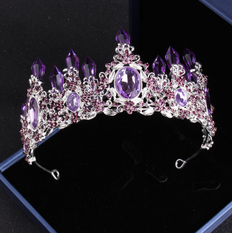 Noble Purple Crystal Bridal Je - Women Jewelry Accessories For Black Dress review and price