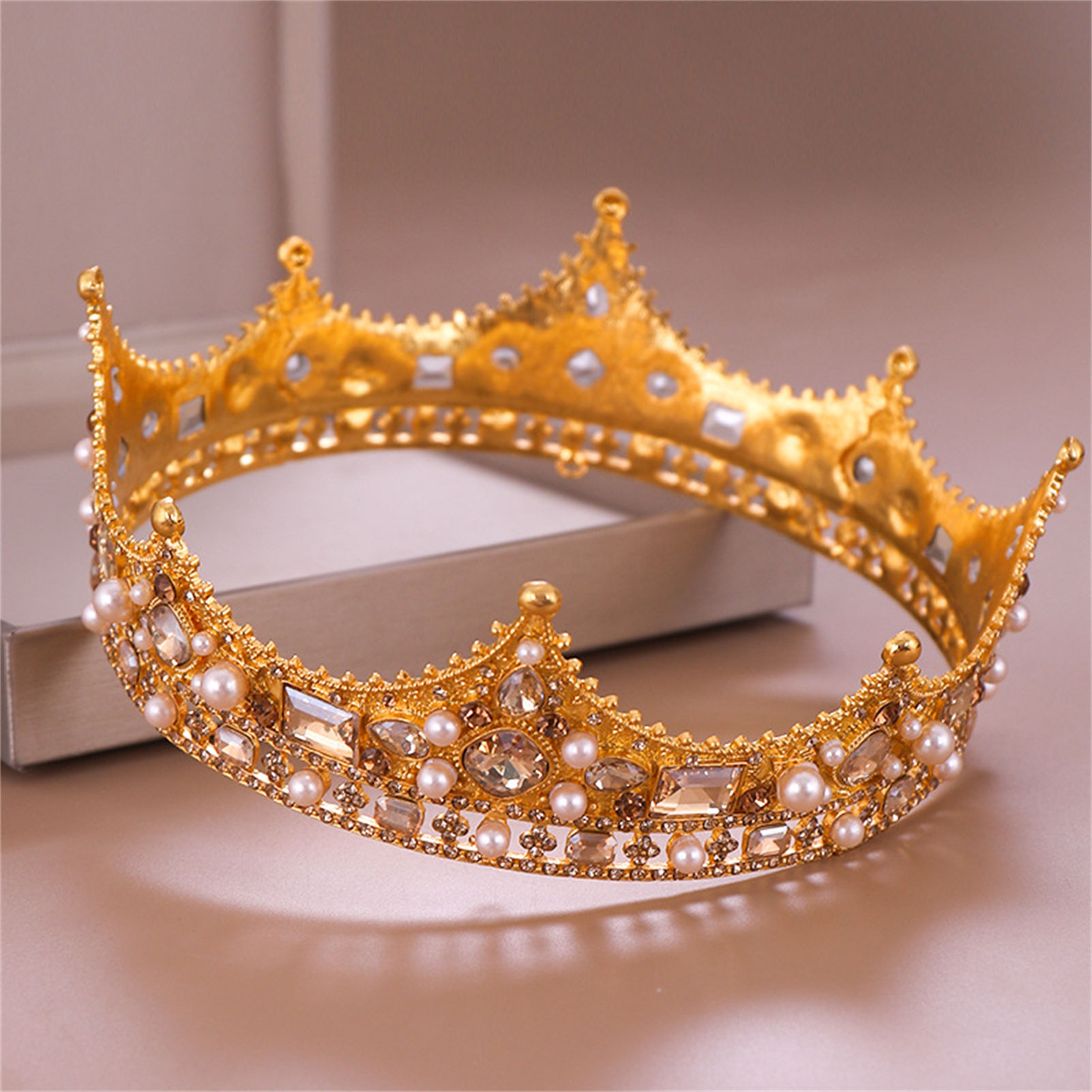 Bridal Crown Rhinestone Tiara  - Women Accessories For Wedding review and price
