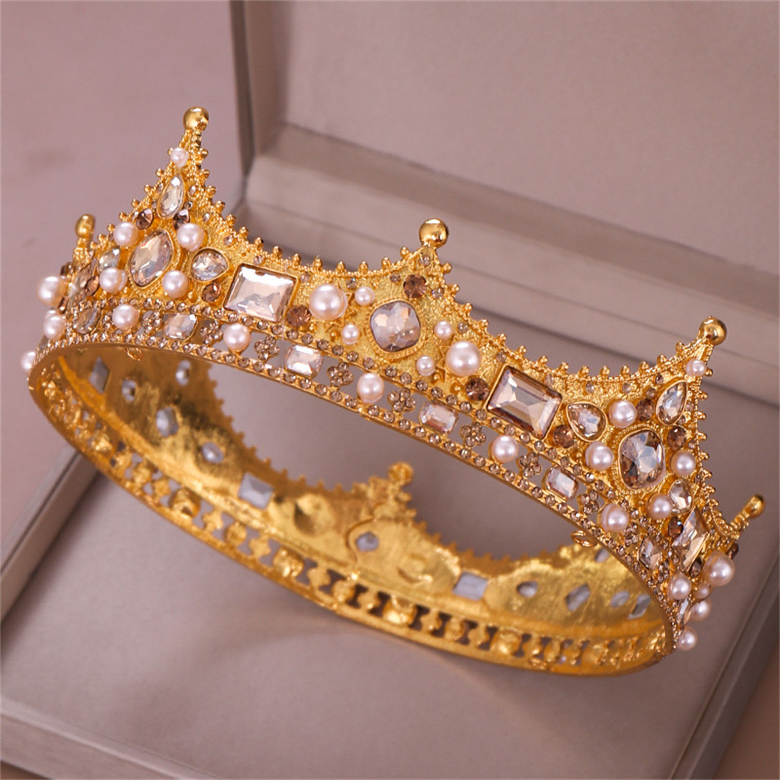 Bridal Crown Rhinestone Tiara  - Women Accessories For Wedding review and price