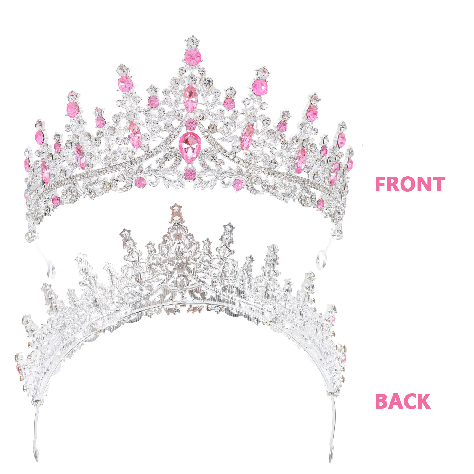 Rhinestone Crown Hairband Eleg - Women Accessories For Wedding review and price