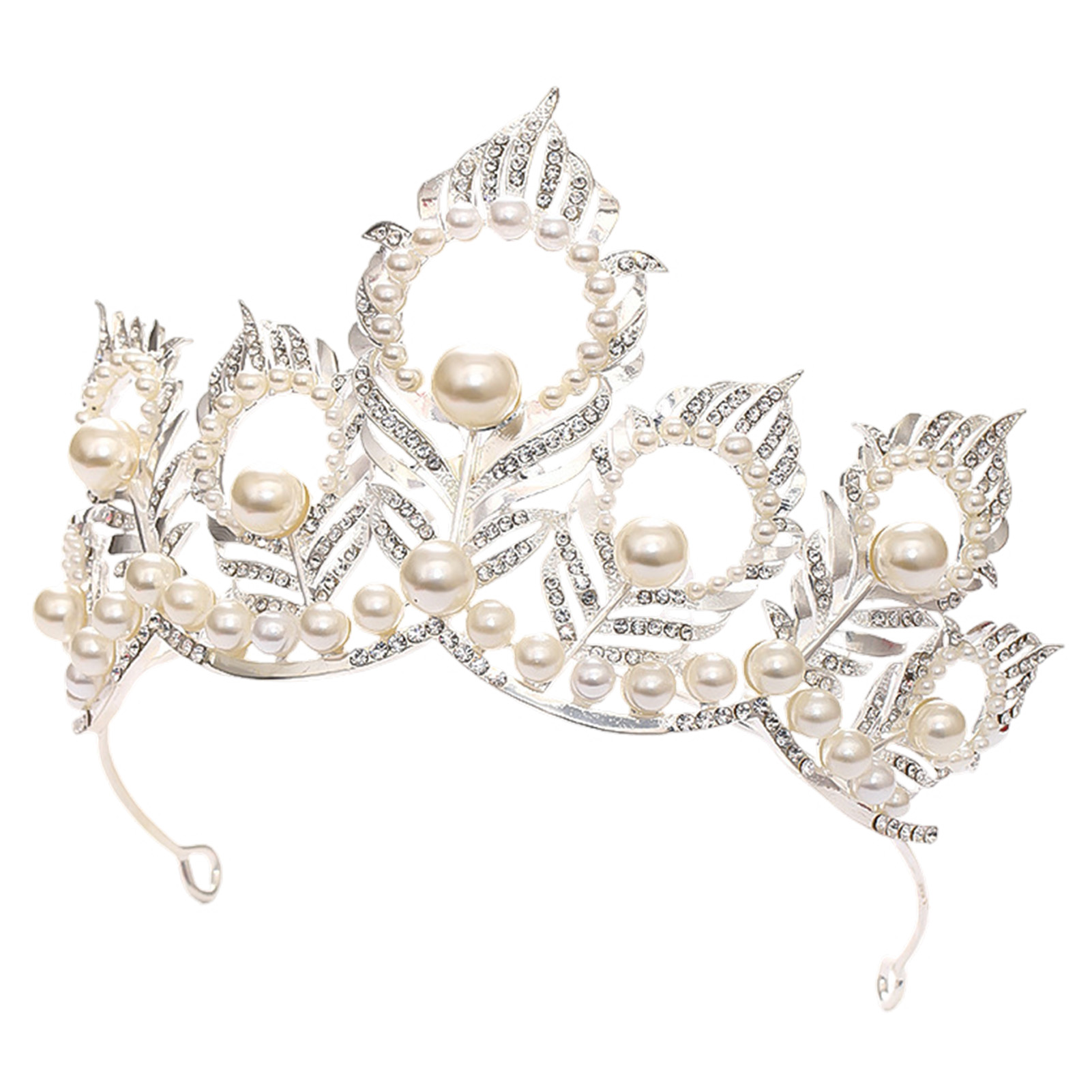 Pearl Crown Headpiece With Pea - Women'S Vintage Accessories review and price